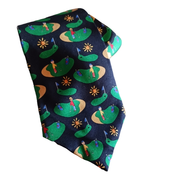 Men’s Save the Children tie "golfer dad" - Picture 2 of 4